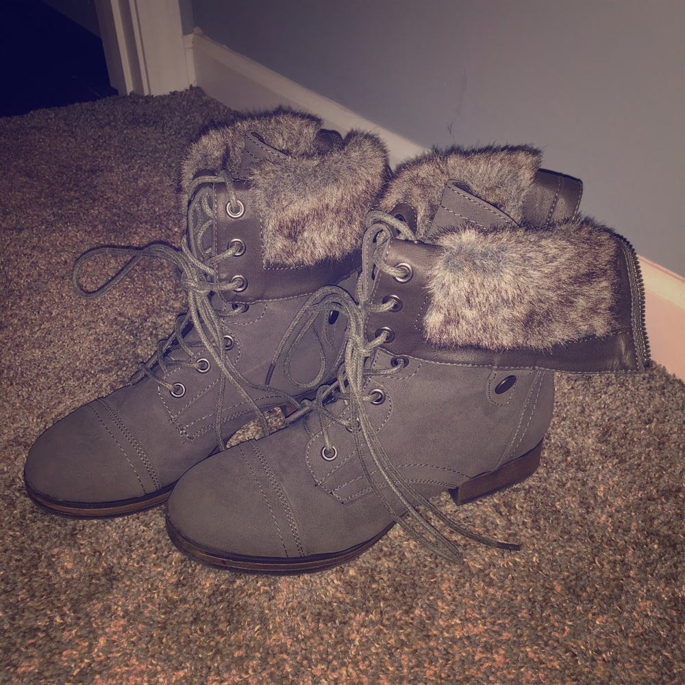 Combat Lace Up Boots